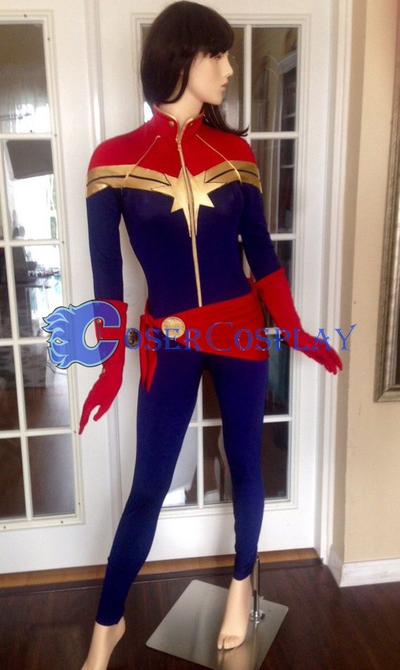 Marvel Super Heroes Carol Danvers Cosplay Costume